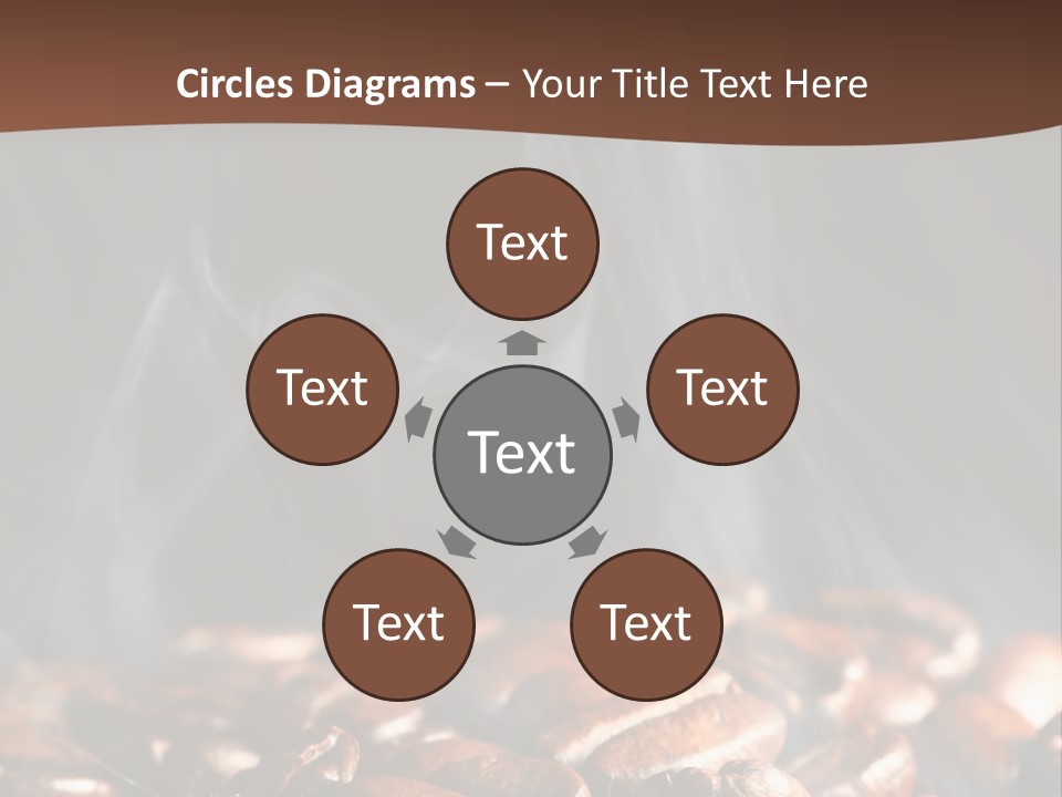 Black Aroma Smoke PowerPoint Template