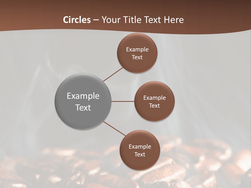 Black Aroma Smoke PowerPoint Template