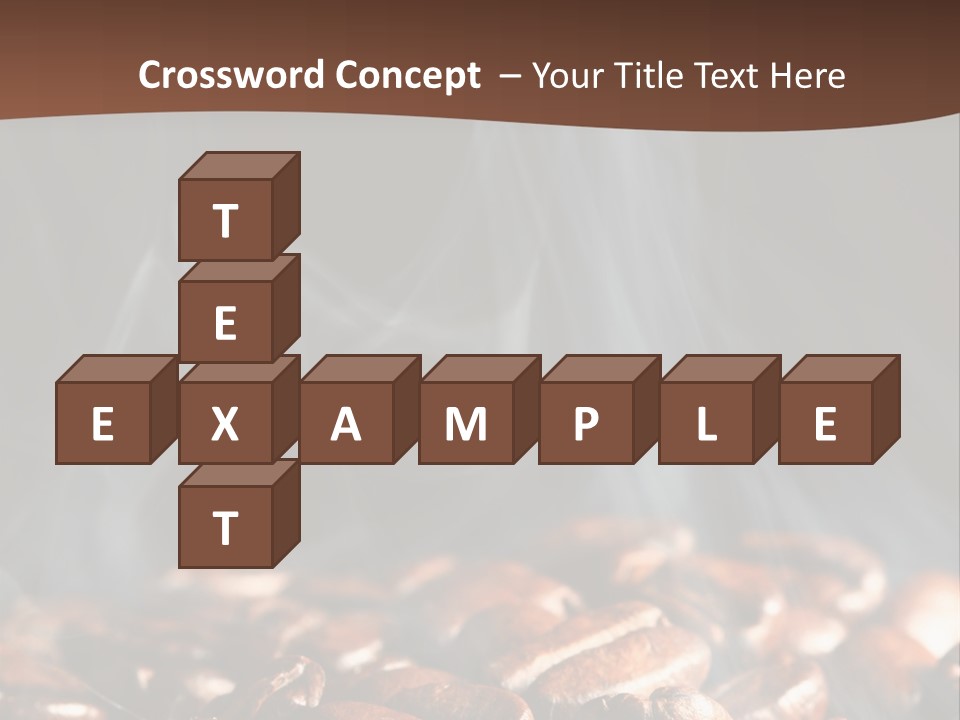 Black Aroma Smoke PowerPoint Template