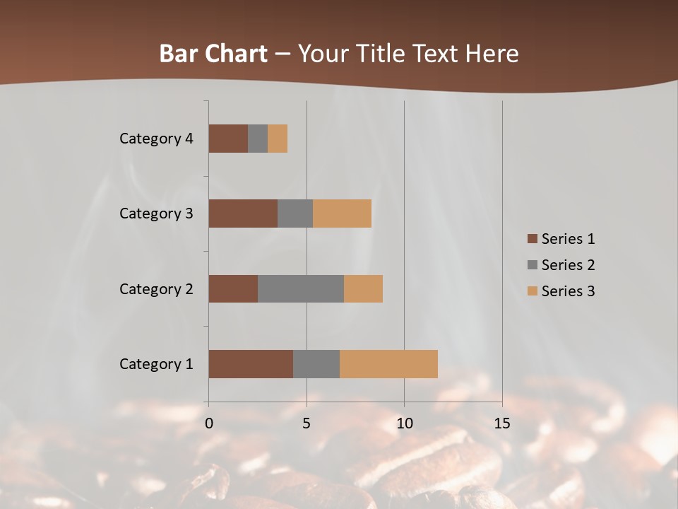 Black Aroma Smoke PowerPoint Template