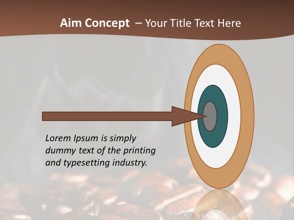 Black Aroma Smoke PowerPoint Template