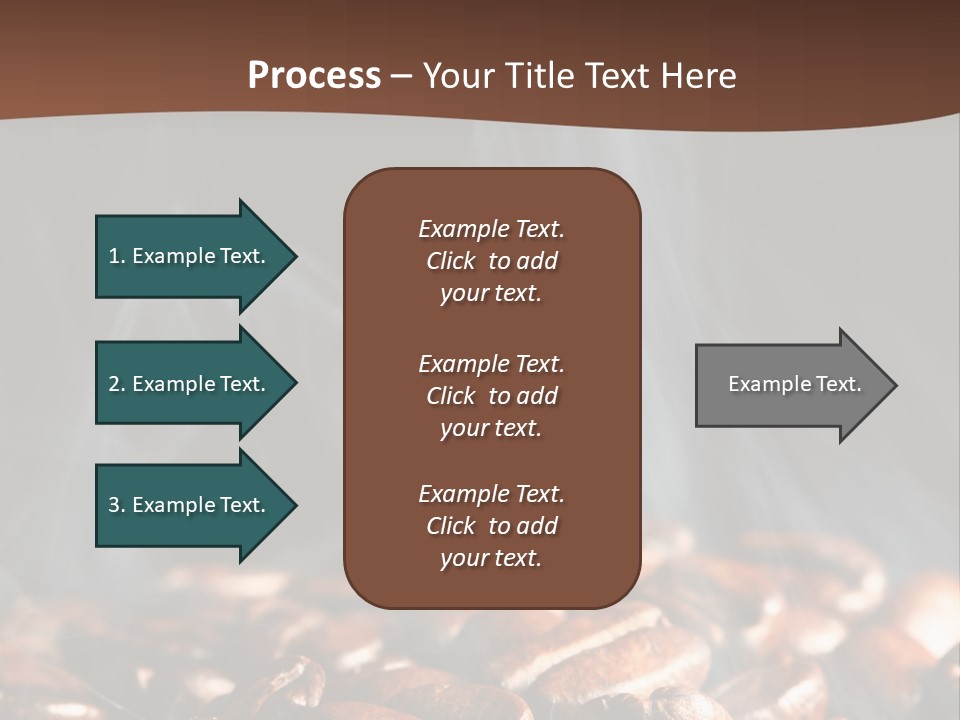 Black Aroma Smoke PowerPoint Template