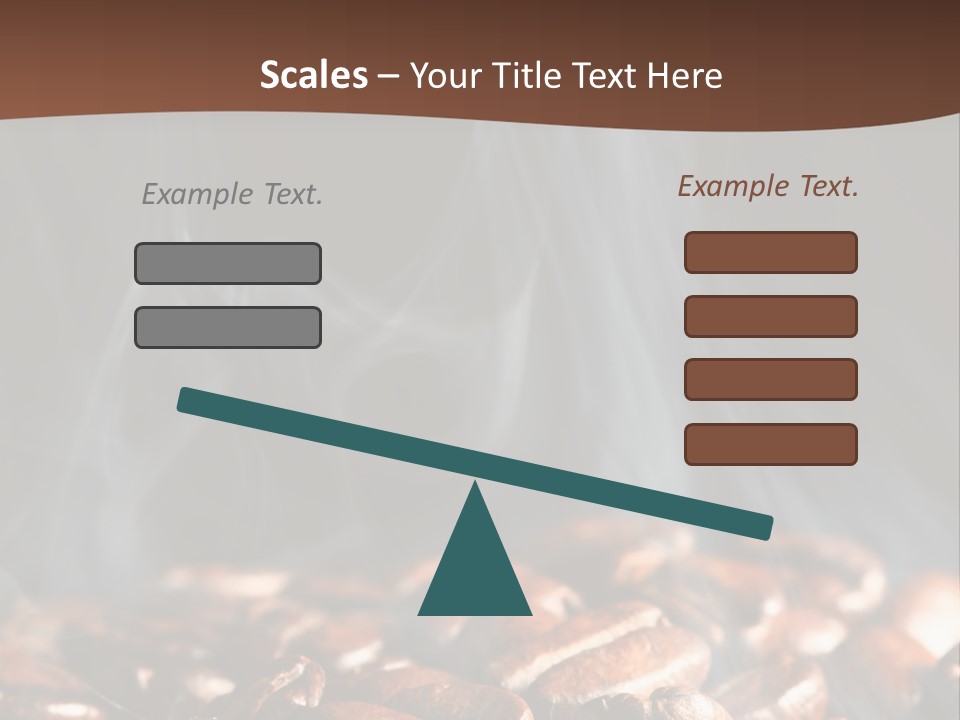 Black Aroma Smoke PowerPoint Template
