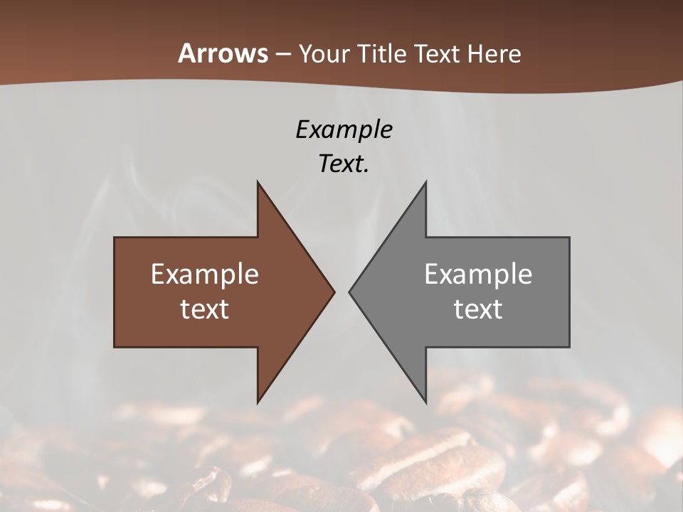 Black Aroma Smoke PowerPoint Template