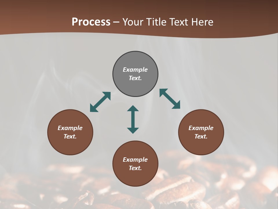 Black Aroma Smoke PowerPoint Template