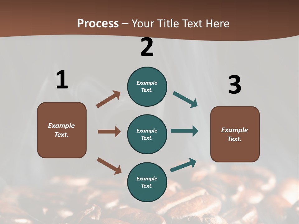 Black Aroma Smoke PowerPoint Template