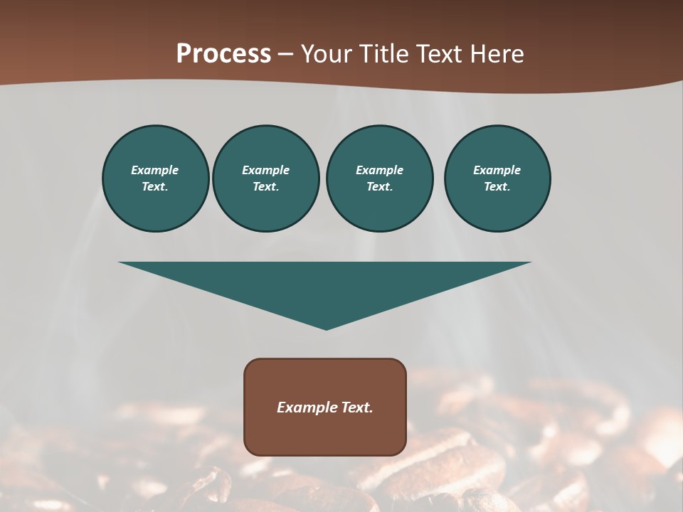 Black Aroma Smoke PowerPoint Template