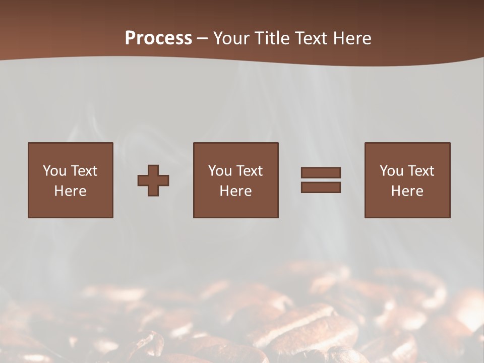 Black Aroma Smoke PowerPoint Template
