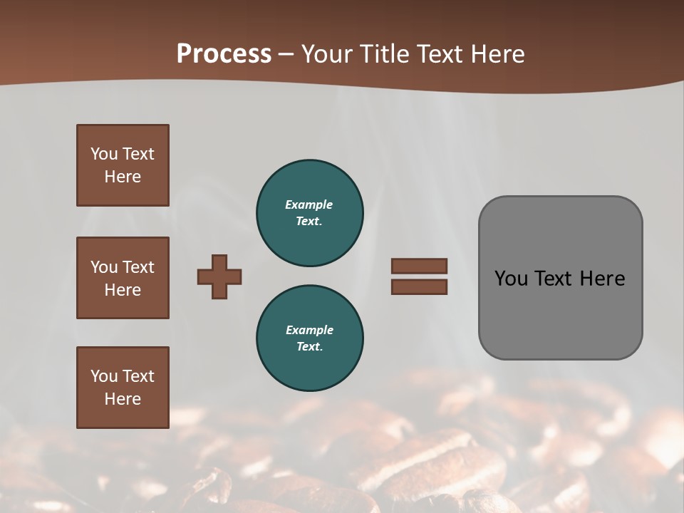 Black Aroma Smoke PowerPoint Template