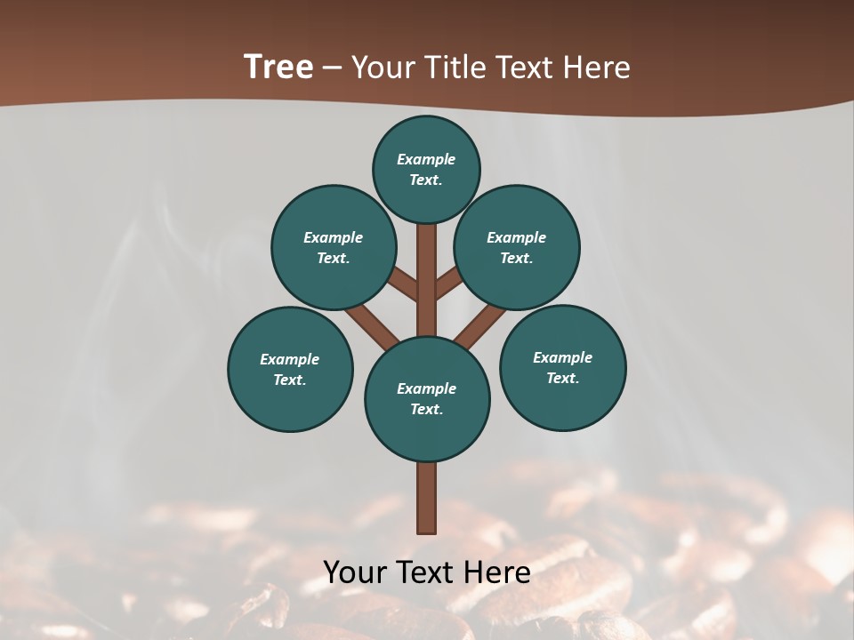 Black Aroma Smoke PowerPoint Template