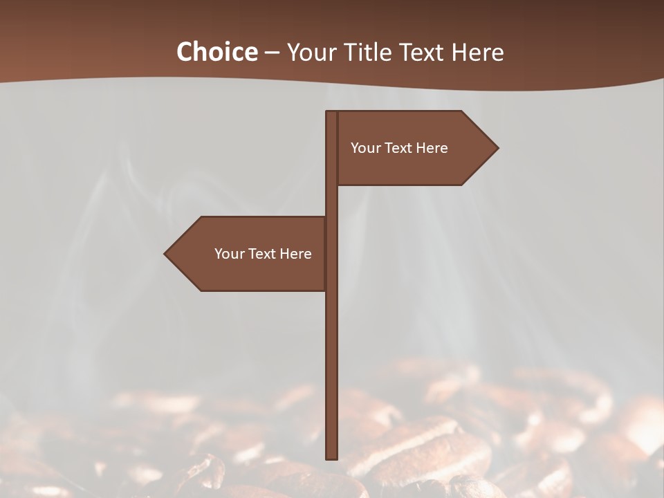 Black Aroma Smoke PowerPoint Template