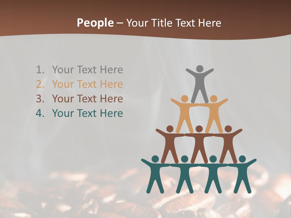 Black Aroma Smoke PowerPoint Template