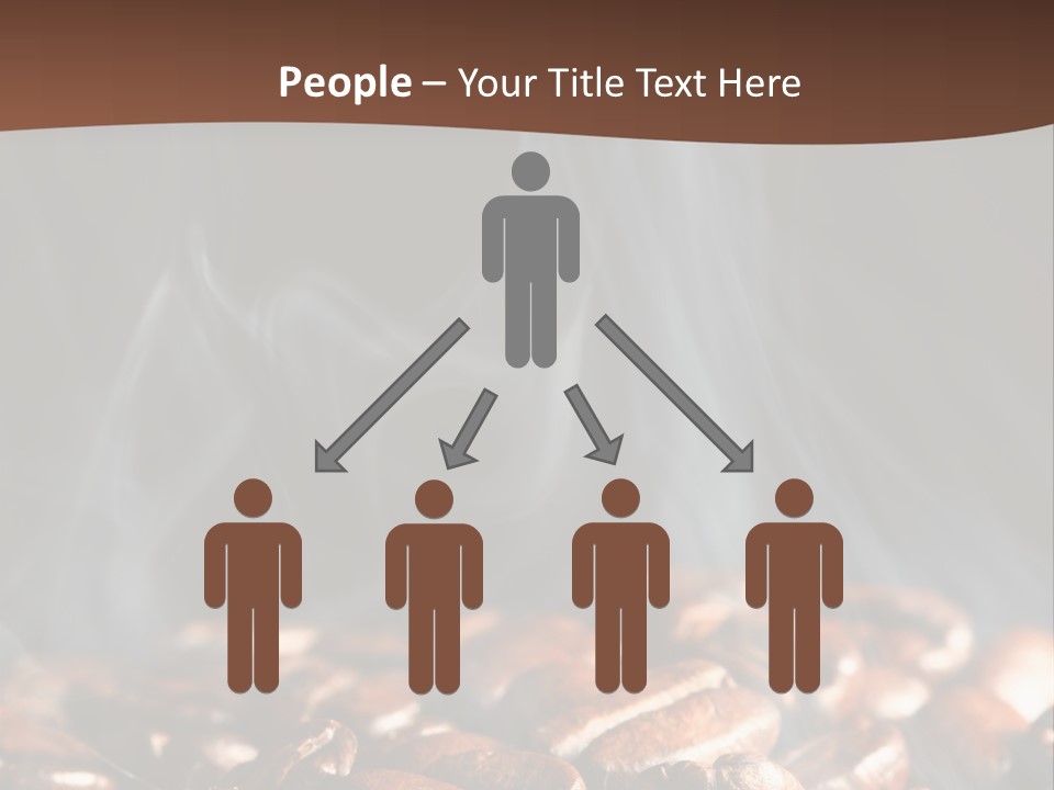 Black Aroma Smoke PowerPoint Template