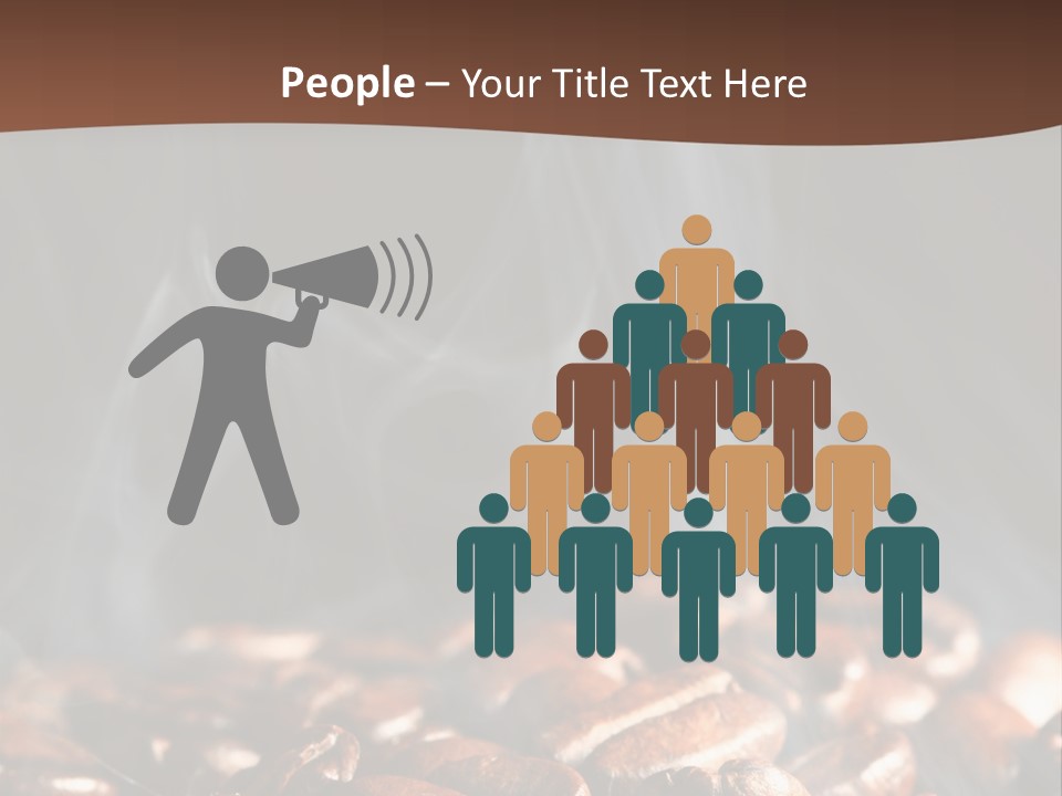 Black Aroma Smoke PowerPoint Template