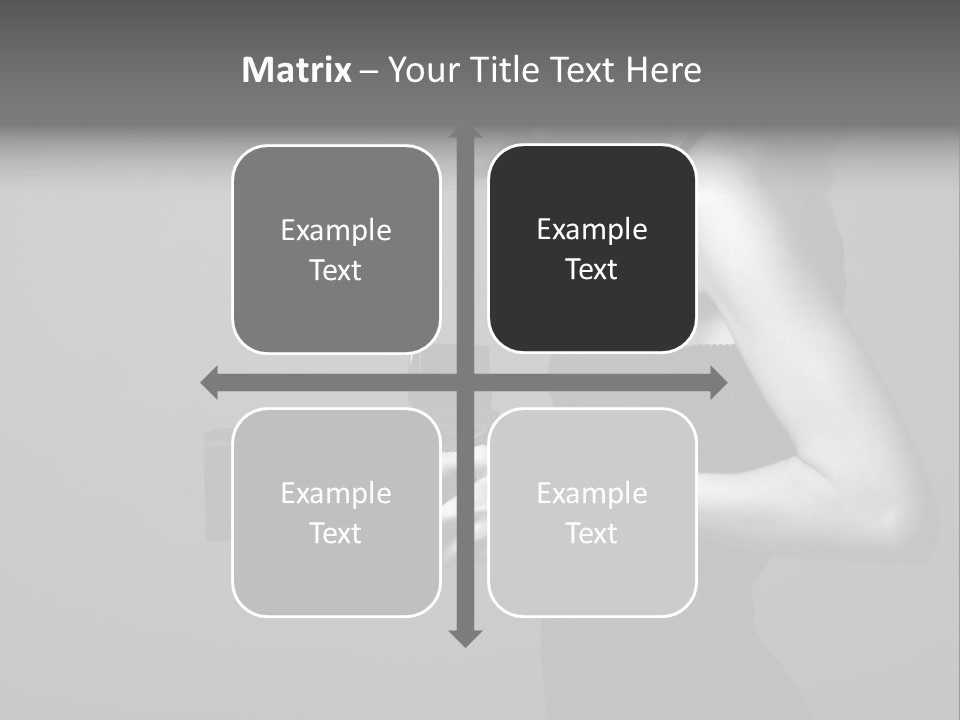 Woman Lovely Camera PowerPoint Template