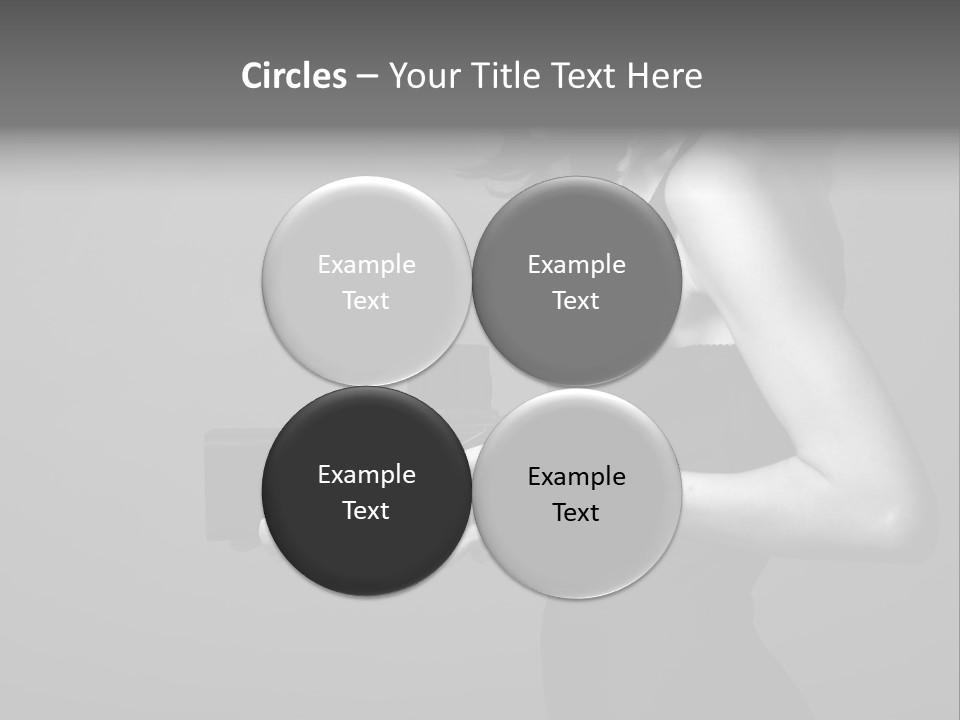 Woman Lovely Camera PowerPoint Template