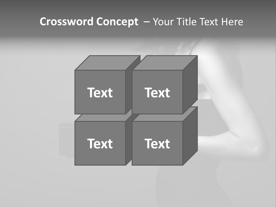 Woman Lovely Camera PowerPoint Template