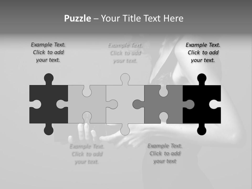 Woman Lovely Camera PowerPoint Template