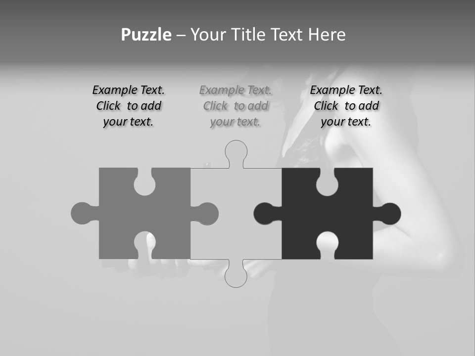 Woman Lovely Camera PowerPoint Template