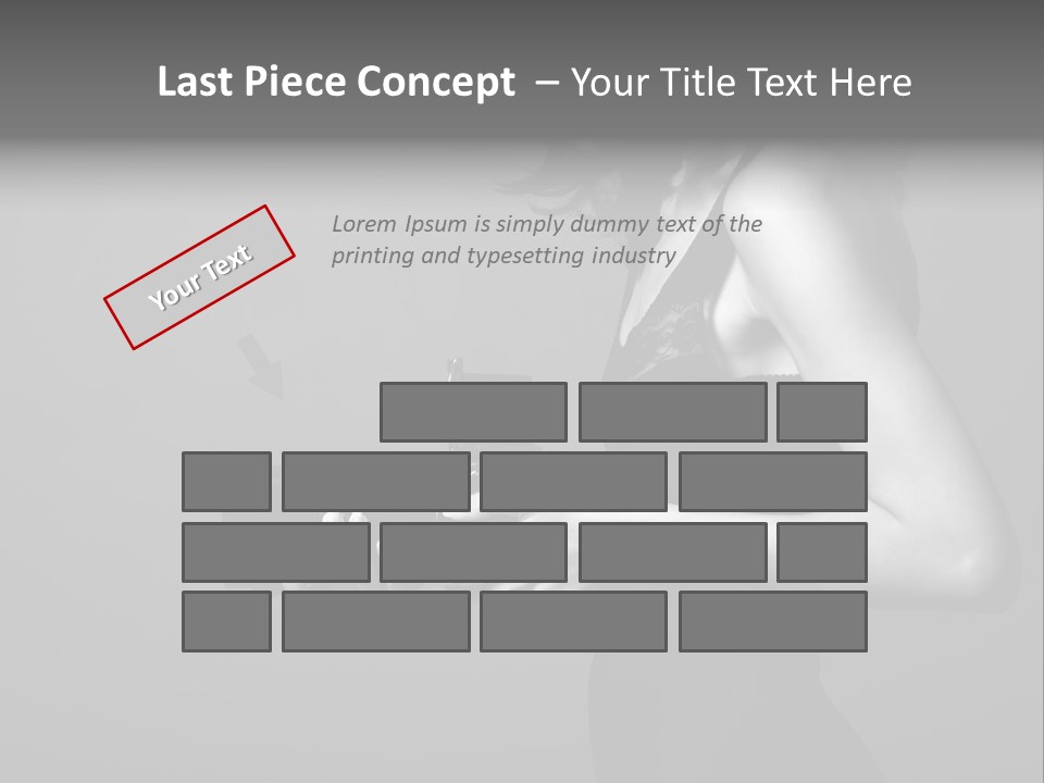 Woman Lovely Camera PowerPoint Template