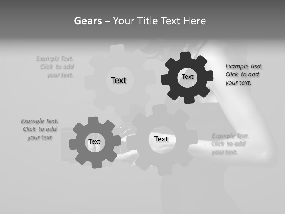 Woman Lovely Camera PowerPoint Template