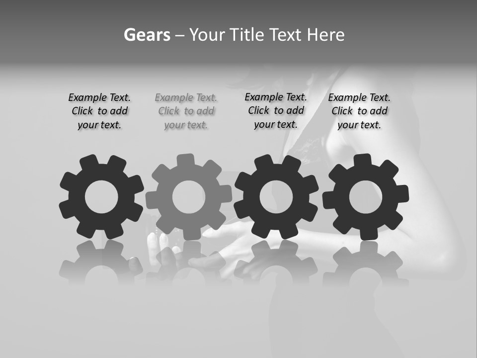 Woman Lovely Camera PowerPoint Template