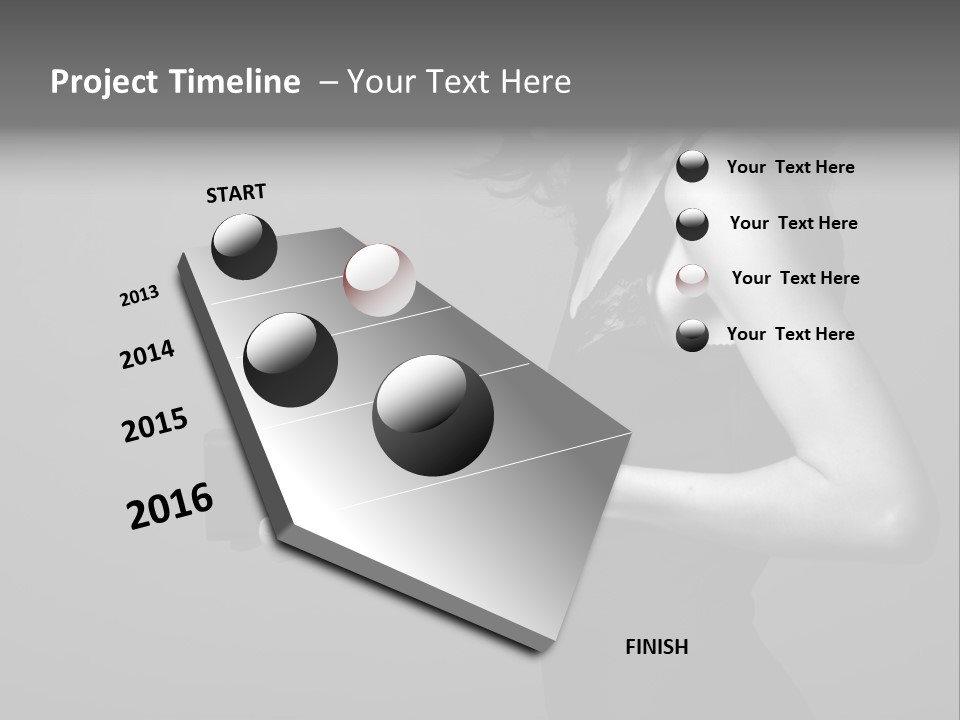 Woman Lovely Camera PowerPoint Template