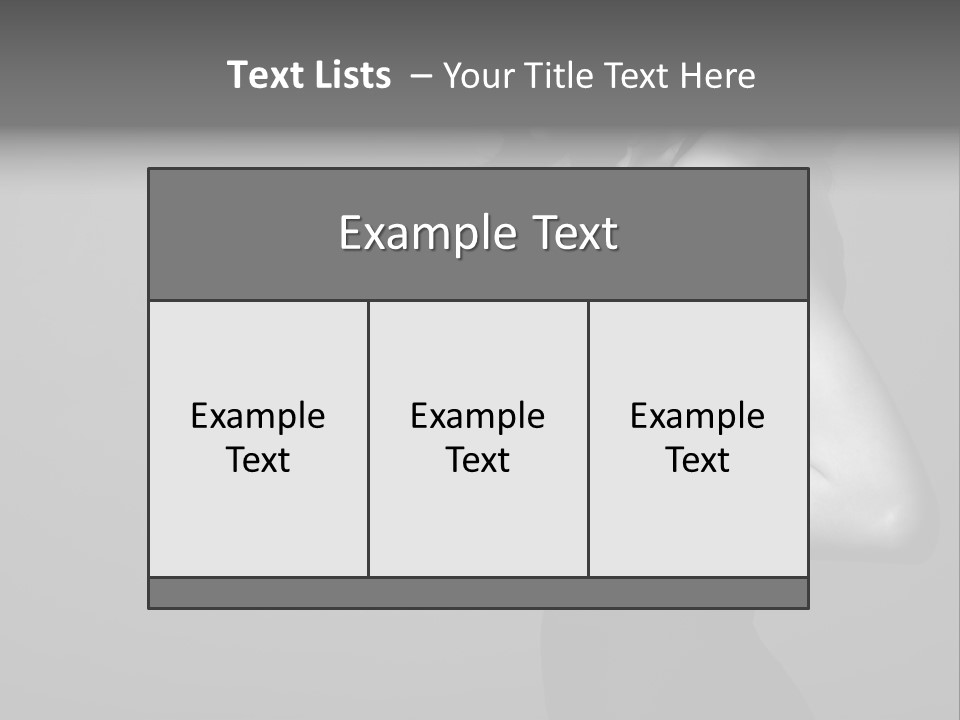 Woman Lovely Camera PowerPoint Template