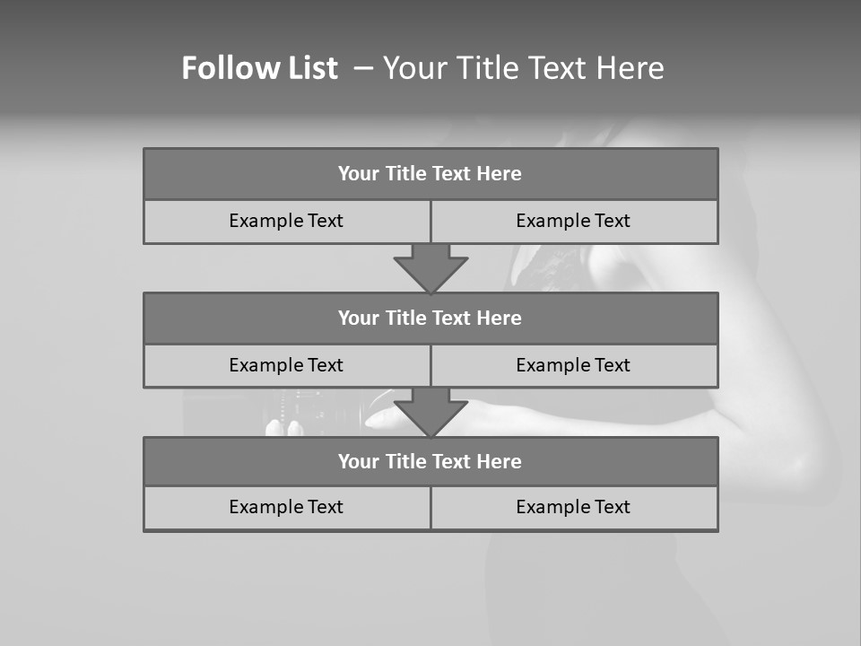 Woman Lovely Camera PowerPoint Template