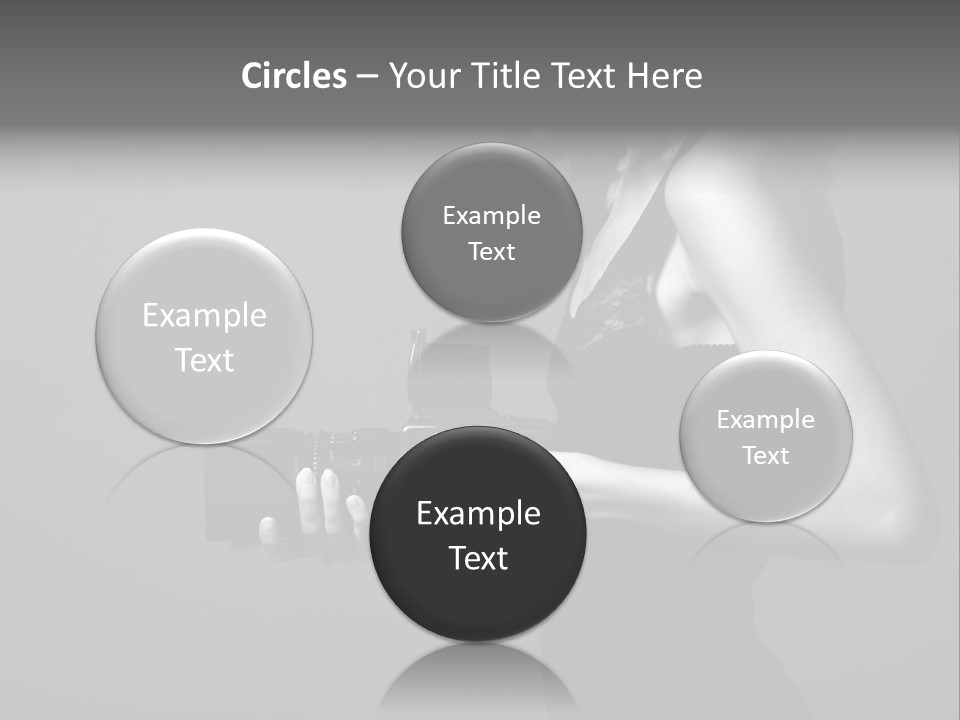 Woman Lovely Camera PowerPoint Template