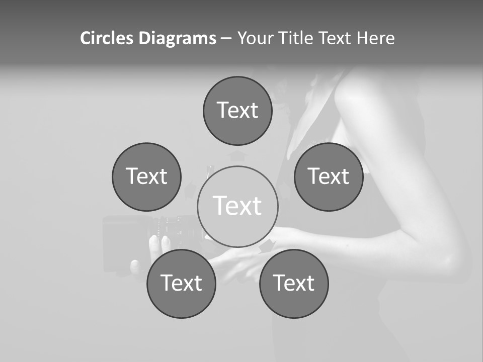 Woman Lovely Camera PowerPoint Template