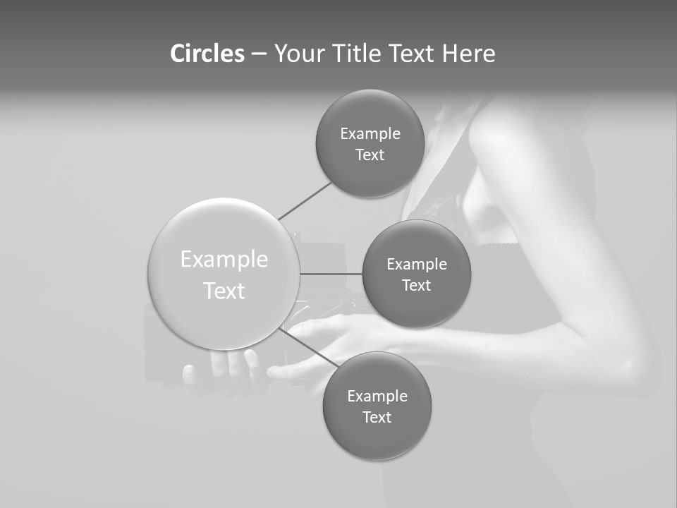 Woman Lovely Camera PowerPoint Template