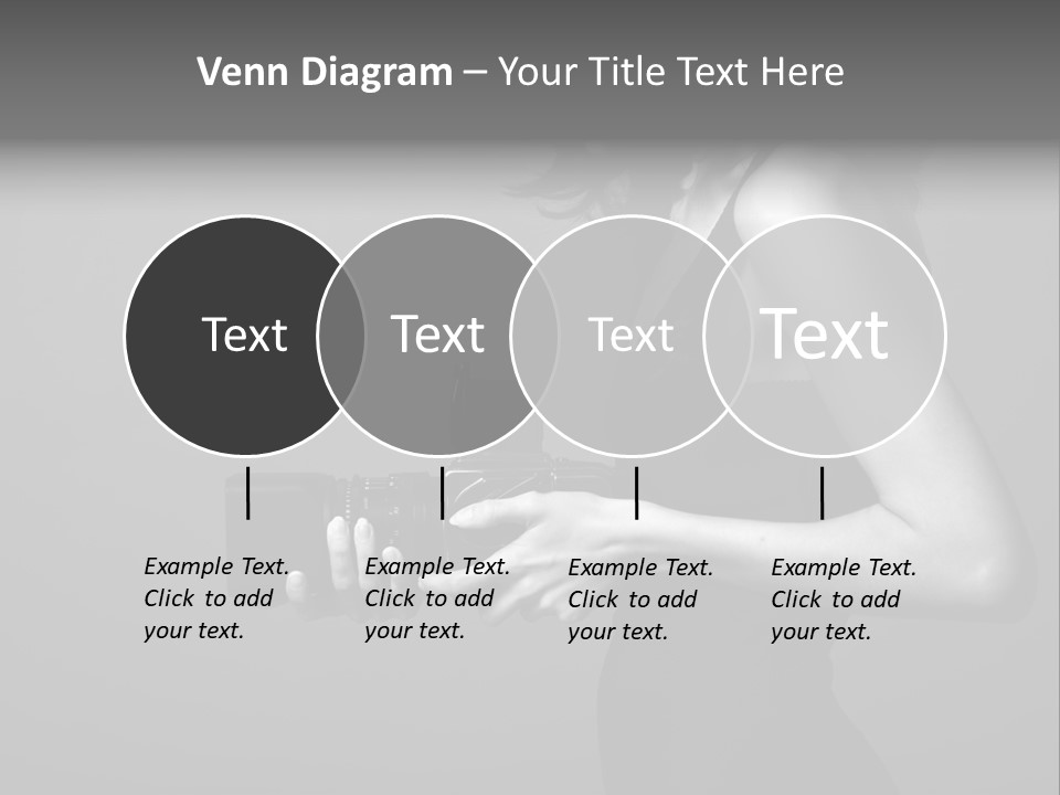 Woman Lovely Camera PowerPoint Template