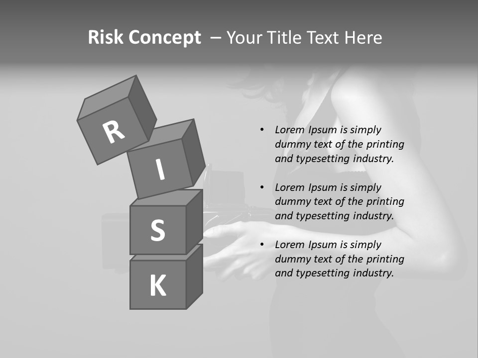 Woman Lovely Camera PowerPoint Template