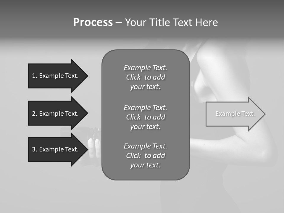 Woman Lovely Camera PowerPoint Template