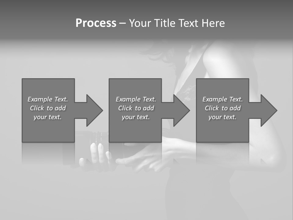 Woman Lovely Camera PowerPoint Template