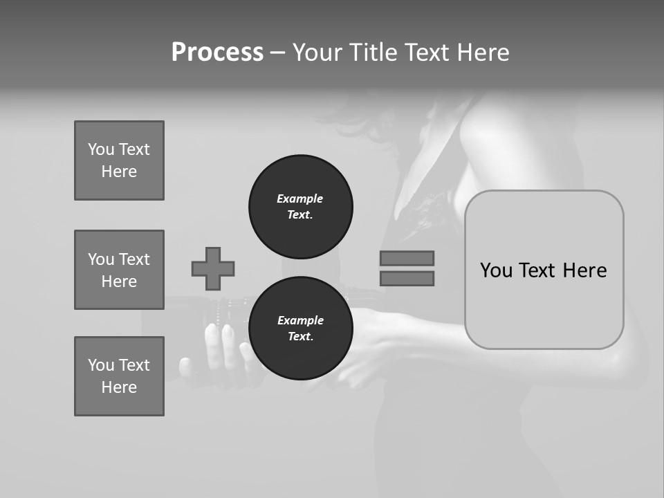 Woman Lovely Camera PowerPoint Template