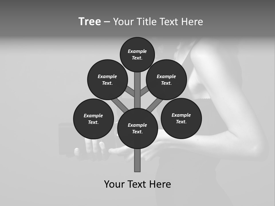 Woman Lovely Camera PowerPoint Template