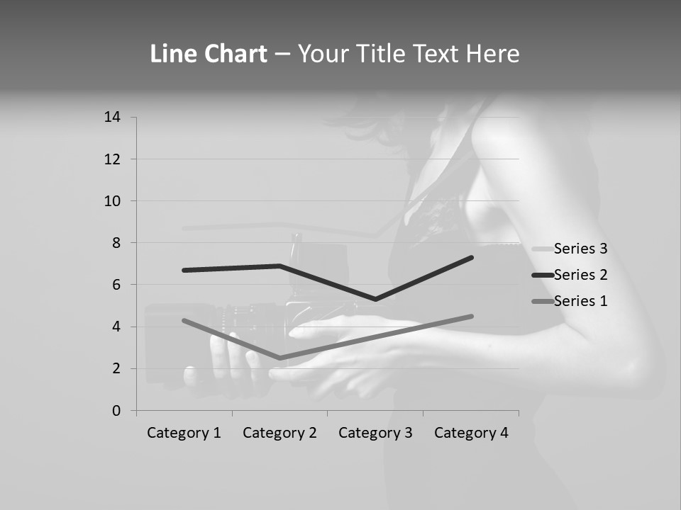 Woman Lovely Camera PowerPoint Template