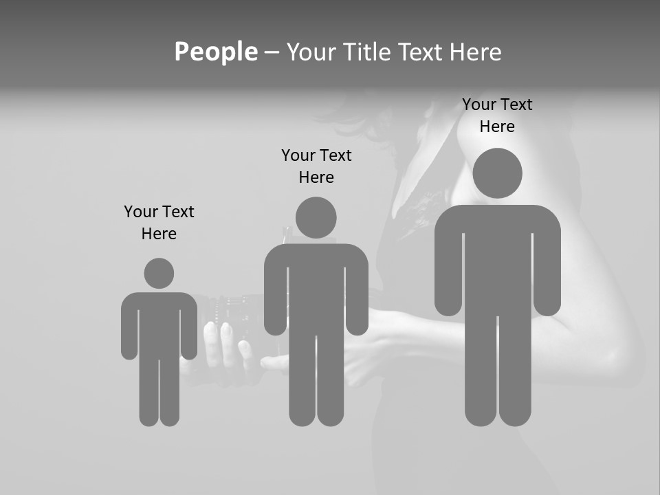 Woman Lovely Camera PowerPoint Template