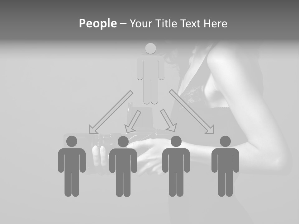 Woman Lovely Camera PowerPoint Template