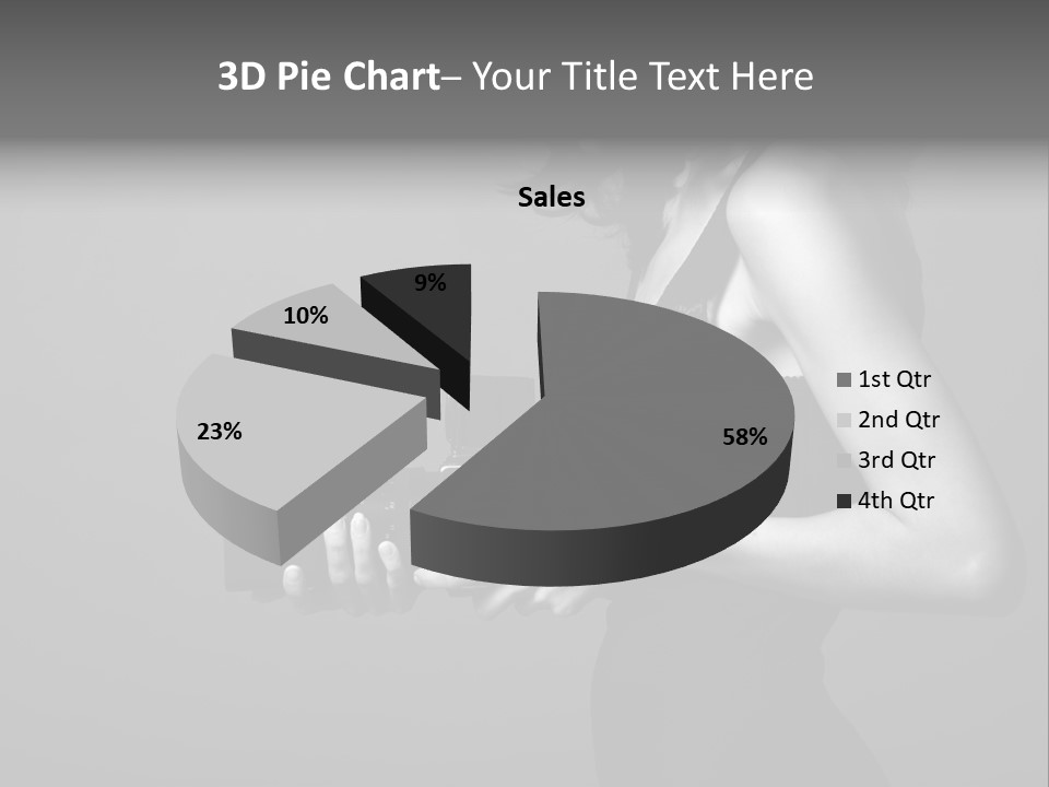 Woman Lovely Camera PowerPoint Template