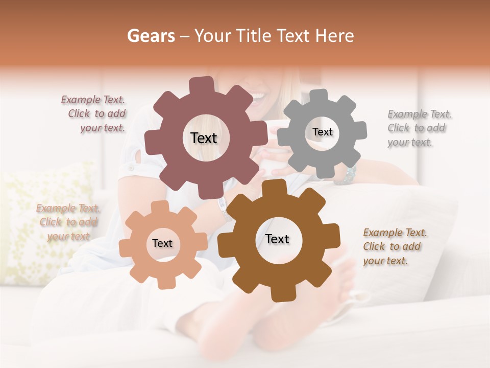 Portrait Young House PowerPoint Template