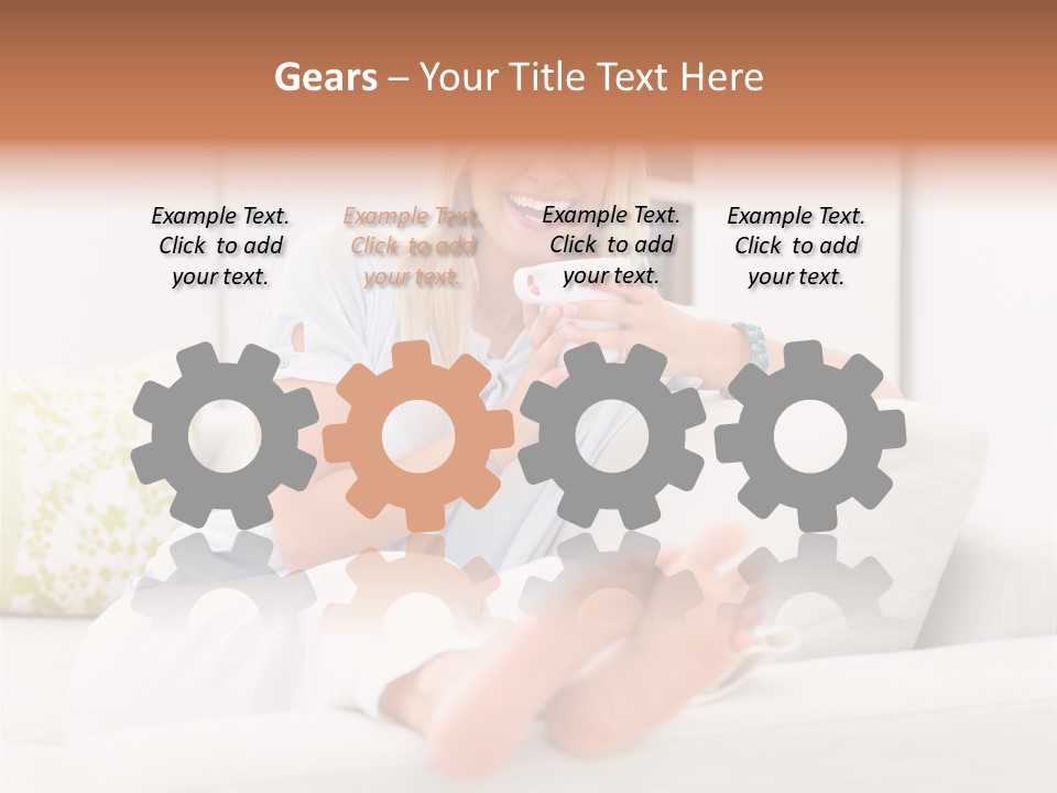 Portrait Young House PowerPoint Template