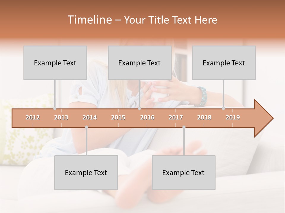 Portrait Young House PowerPoint Template