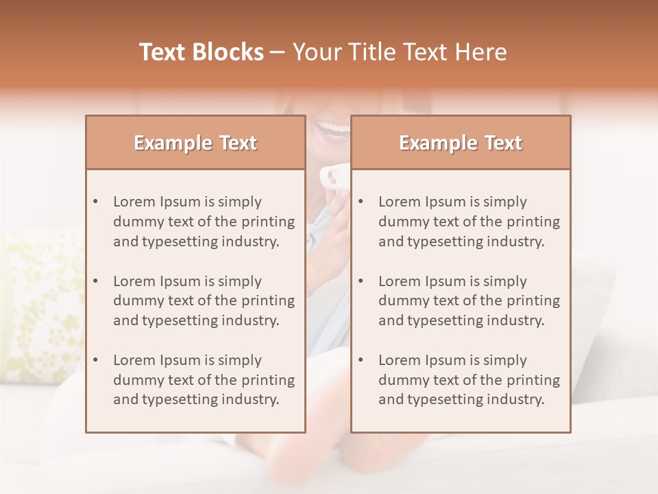 Portrait Young House PowerPoint Template