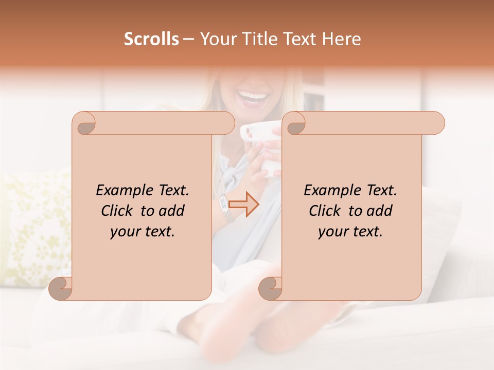 Portrait Young House PowerPoint Template