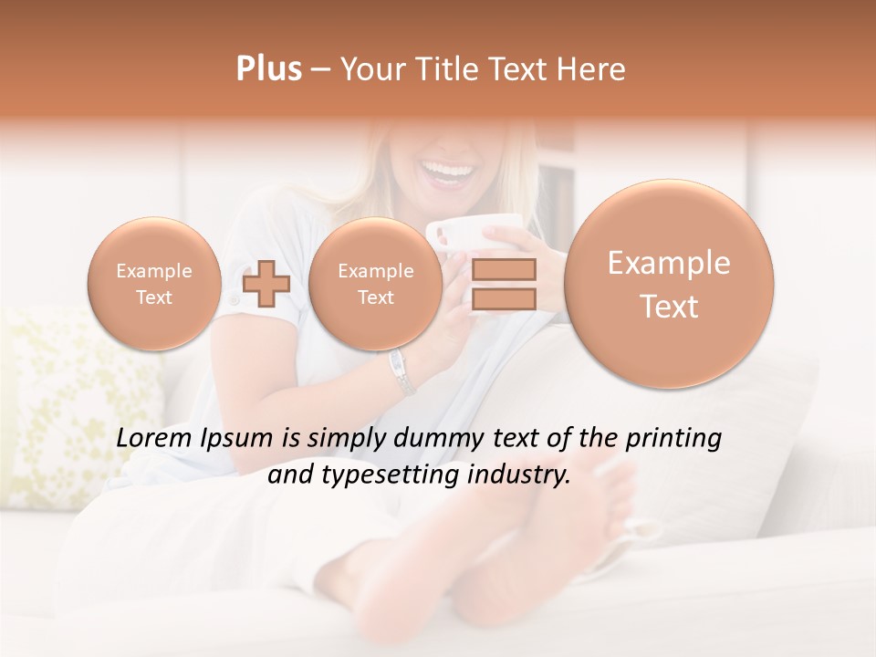 Portrait Young House PowerPoint Template