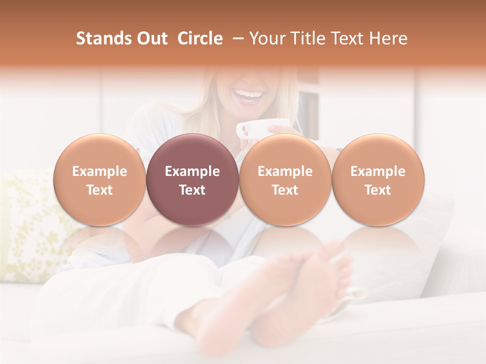 Portrait Young House PowerPoint Template