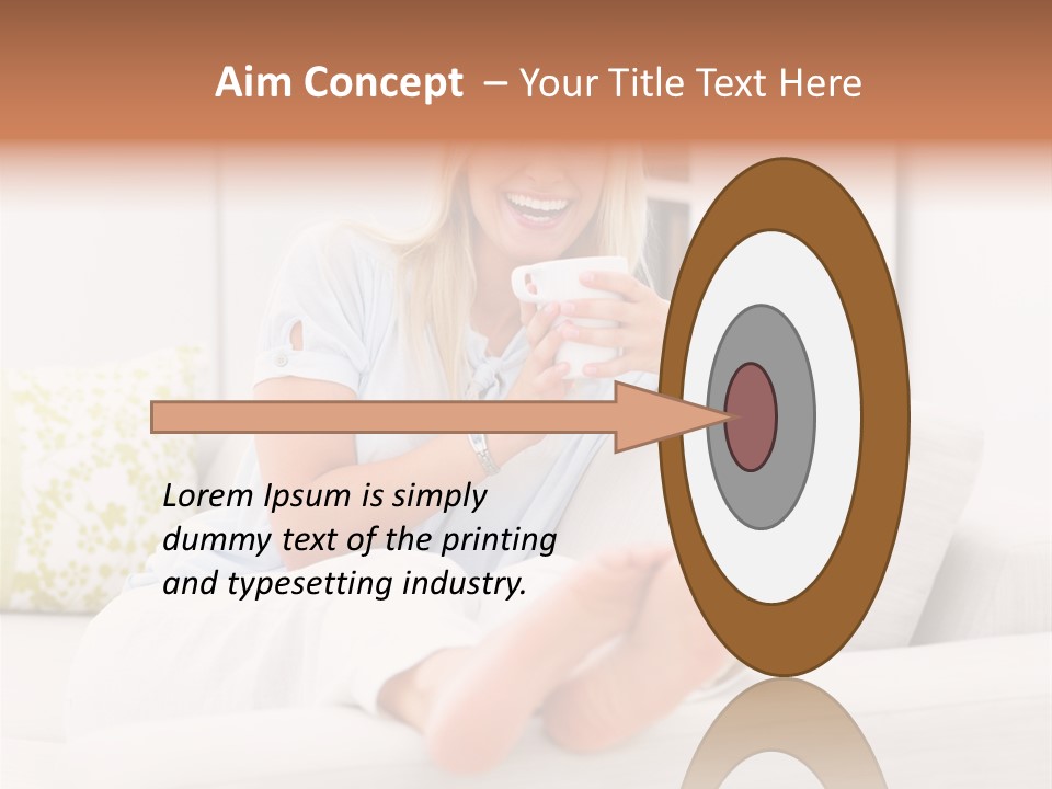 Portrait Young House PowerPoint Template